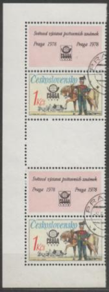 2254 K + ZN + K + K +ZN svisle ● - 1977 - PRAGA 1978